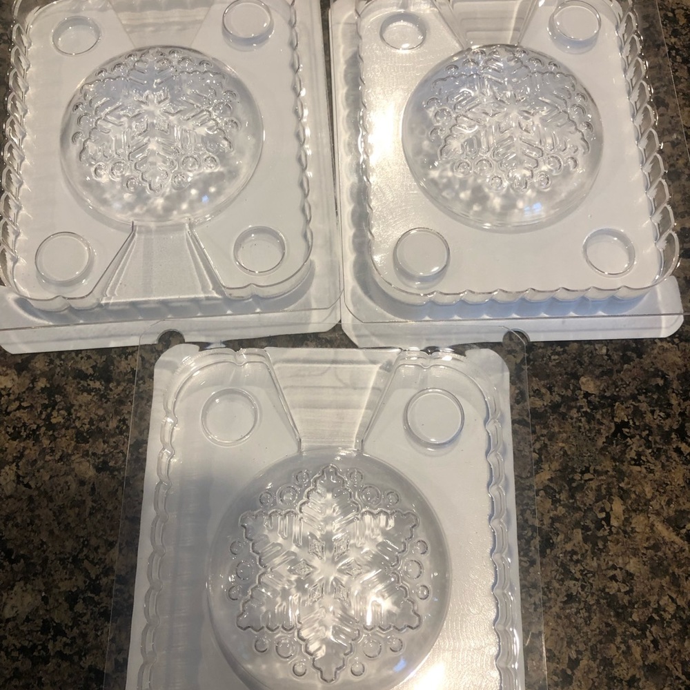 Lot of Christmas candy/soap molds